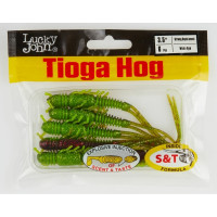 Искусственные съедобные виброхвосты Lucky John LJ Pro Series TIOGA HOG 3.5in 08.90 /T44, 6шт 140195-T44