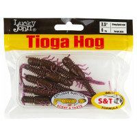 Искусственные съедобные виброхвосты Lucky John LJ Pro Series TIOGA HOG 3.5in 08.90 /S13 6шт 140195-S13