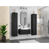 Подвесная тумба Brevita Savoy - 80 с 1 ящ. черный SAV-09080-0301Я
