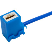 Патрон Nord-Yada под лампу H1/H3 с проводом, Г-обр, керамика 904345