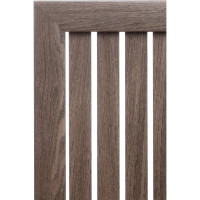 Реечный экран для радиатора Стильный Дом 120x60 см, Ясень темный v530750