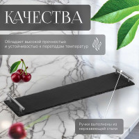 Сервировочное блюдо для подачи PERFECTO LINEA 60x15 см сланец 28-622501