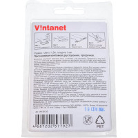 Монтажная двусторонняя клейкая лента VINTANET 135, прозрачная, 12 мм х 1,5 м VN1351215