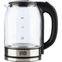 Чайник Homestar HS-1042 1.8 л стекло, пластик черный 105222