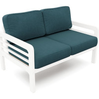 Диван Arsko Бергер М белая эмаль/Atlanta Ocean 80543020