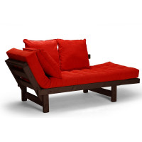 Кушетка Arsko Свен венге/Velvet Lux88 80425712