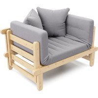 Кушетка Arsko Сламбер сосна/Atlanta Grey 80543087