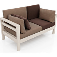 Диван Arsko Домино М беленый дуб/Atlanta Nut/Atlanta Coffee 80542993