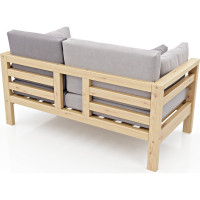 Диван Arsko Домино М сосна Atlanta Ash/Atlanta Grey 80542994