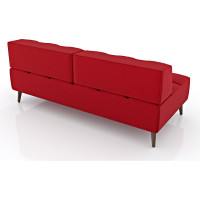 Диван Arsko Нельсон без спинки Atlanta Red 80543060