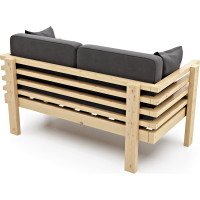 Диван Arsko Стоун-М сосна/Ultra Grey 80424100