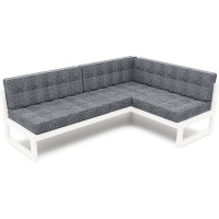 Угловой диван Arsko Сега белая эмаль/Madagaskar07 80382493