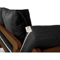 Кушетка Arsko Сламбер BOX орех/Kiton 07 80425830