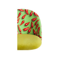 Кресло Tetchair melody botanica 03 pepper/23 ткань/флок, олива 19027