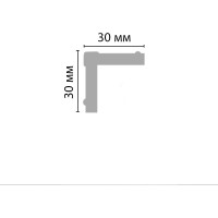 Угол Decomaster ДМ 30x30x2400 мм 116-52