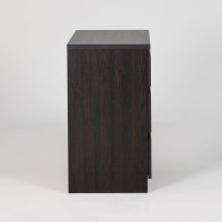 Комод Гуд ЛАКК КАСТОР 3 ящика, 65x39x71 см, черный, дуб венге 2.03.02.060.5