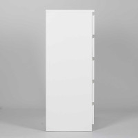 Комод Гуд ЛАКК МАЛЬТА 5 ящиков, 80x48x121 см, белый 2.05.02.090.1