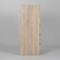 Комод Гуд ЛАКК МАЛЬТА 6 ящиков, 80x48x121 см, бежевый, дуб сонома 2.05.02.100.3