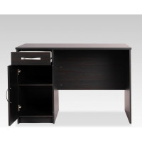 Письменный стол Гуд ЛАКК КАСТОР однотумбовый, 115x65x75 см, черный, дуб венге 2.03.06.030.5