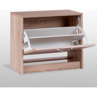 Тумба для обуви Гуд ЛАКК СИРИУС 60x25x48 см, бежевая, дуб сонома 2.02.10.420.3