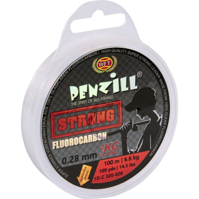 Монофильная леска WFT Penzill FLUOROCARBON Strong 1D-C-320-028