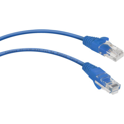 Неэкранированный патч-корд Cabeus PC-UTP-RJ45-Cat.5e-1.5m-BL