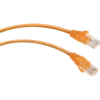 Неэкранированный патч-корд Cabeus PC-UTP-RJ45-Cat.5e-3m-OR