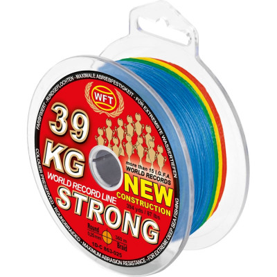 Плетеная леска WFT KG STRONG EXACT ELECTRA 700 Multicolor 1D-C-863-025