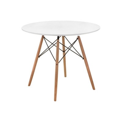 Деревянный стол Woodville Table 80 white / wood 15363