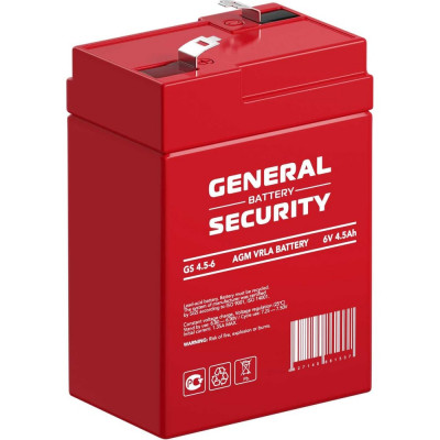 Аккумуляторная батарея General Security GS4.5-6