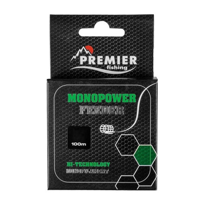 Premier fishing Леска monopower feeder 0,28mm/100m green nylon (pr-mf-g-028-100) 00000281019