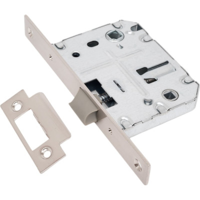 PUERTO Защелка сантехническая, пластиковый язычок, никель матовый, B2B LB 2070 plastic SN