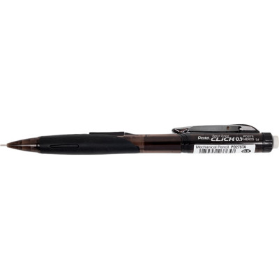 Pentel Карандаш автоматический CLICK -Twist-Erase с боковой кнопкой 0.5 мм 12 шт. PD275T-AX черный корпус 669170