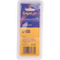 ТУНДРА Биты PRO, S2, 58-60 HRC, TiN, намагниченные, PH2x50 мм, 2 шт. 7461762