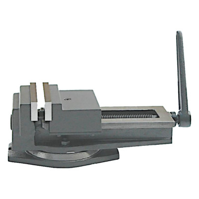 Станочные тиски CNIC Q13 QB160 160 мм, чугунные, поворотные, с открытым винтом, ход 180 мм 35118