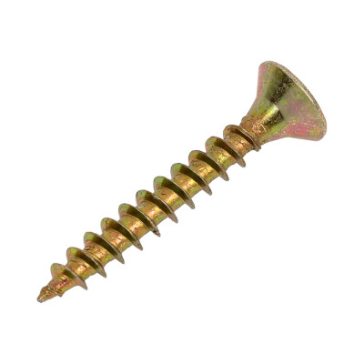 Универсальный саморез МЕТАЛЛСЕРВИС 3,5x25 мм, желтый цинк, 500 шт. 1242725