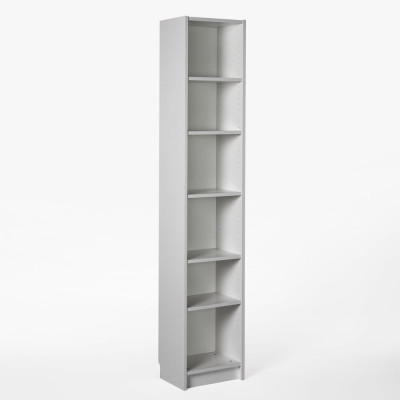 Стеллаж Гуд ЛАКК Варма 6 полок, 38x198x28, белый S00326