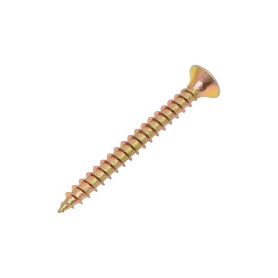 Универсальный саморез МЕТАЛЛСЕРВИС 5x50 желтый цинк, 100 шт. 1242644