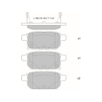 Колодки тормозные AV923 дисковые (противоскрипная пластина в комплекте) Avantech 104433