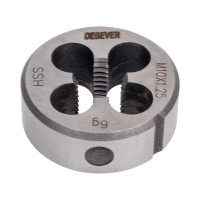 Круглая плашка Debever Machining Solutions MF10х1.25, HSS, DIN 223, 6g DB-4010125