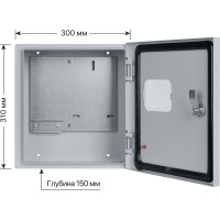 Электротехнический щит TDM щу-1ф/1-0 (1 дверь) (310x300x150) ip54 народный эконом SQ0905-3201