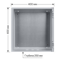 Щит с монтажной панелью TDM щмп-4.4.2-0 (400x400x250) ip54 народный эконом SQ0905-3408