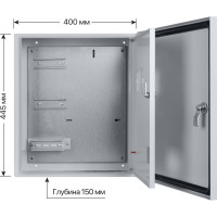 Электротехнический щит TDM ELECTRIC щу-3ф/1-1 (2 двери) (445x400x150) ip54 народный эконом SQ0905-3204