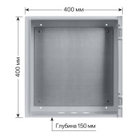 Щит с монтажной панелью TDM щмп-4.4.1-0 (400x400x150) ip54 народный эконом SQ0905-3407