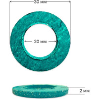 Набор прокладок из безасбестового паронита Профитт 1", 20x30x2 мм - 100 шт. 2228074