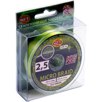 Плетеная леска WFT KG MICRO BRAID Chartreuse 150/0035 1D-C-345-003