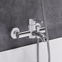 Смеситель для ванной и душа Damixa Scandinavian Pure хром 361000000