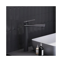 Высокий смеситель для умывальника Damixa Merkur чёрный 400250300