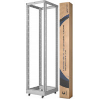 Открытая двухрамная усиленная стойка Cabeus 19", 37U, цвет серый RA-37U
