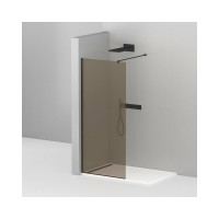 Душевая перегородка Cezares LIBERTA-L-1-110-120-BR-NERO